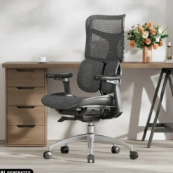 S100-M301 | Sihoo - Profi Bürostuhl Schwarz