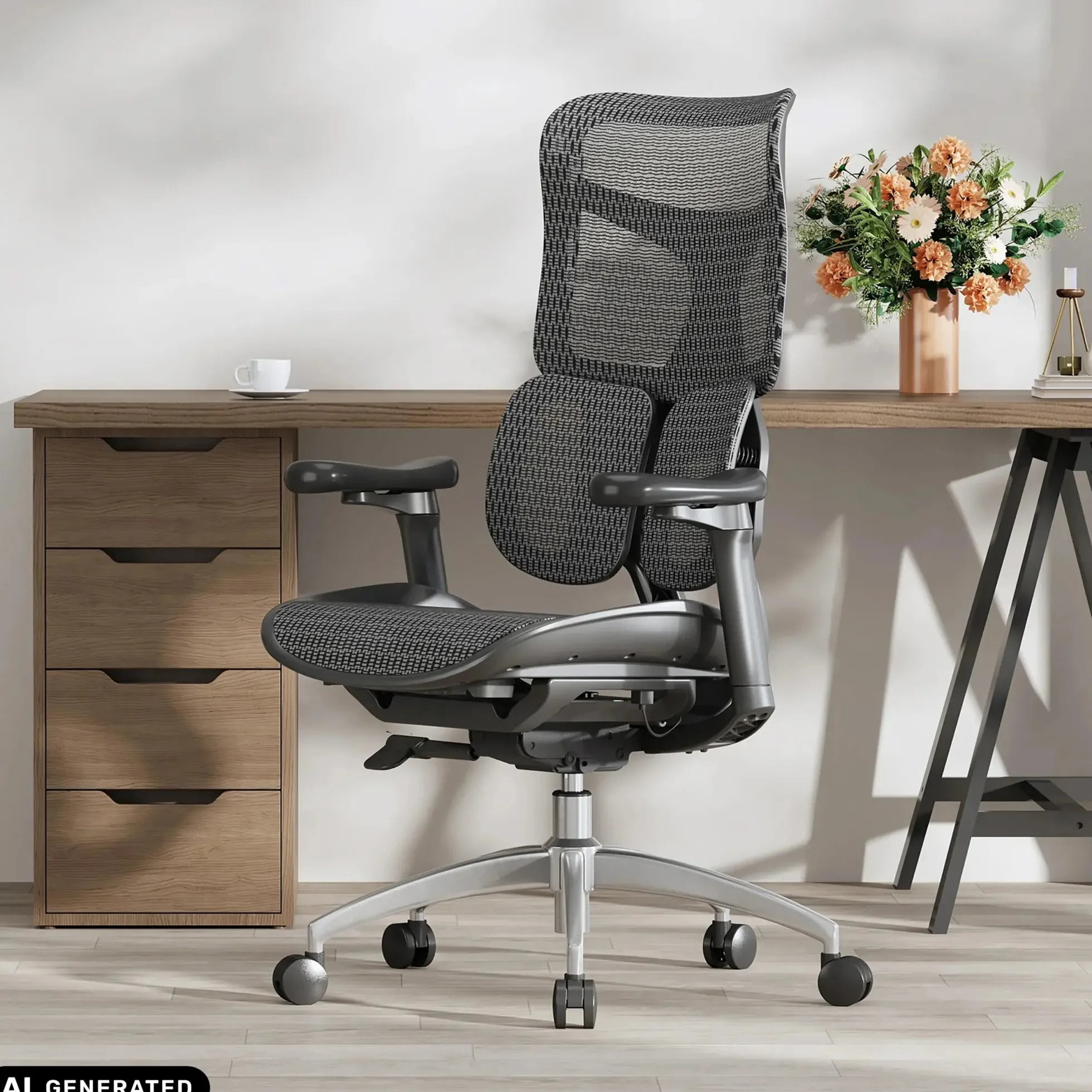 S100-M301 | Sihoo - Profi Bürostuhl Schwarz