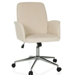 SOLAO CORD - Home Office Bürostuhl Beige