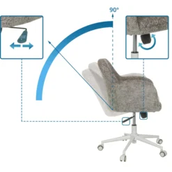 SOLAO HOME - Home Office Bürostuhl Grau