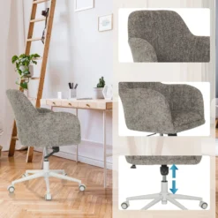 SOLAO HOME - Home Office Bürostuhl Grau