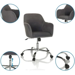 SOLAO 300 - Home Office Bürostuhl Dunkelgrau