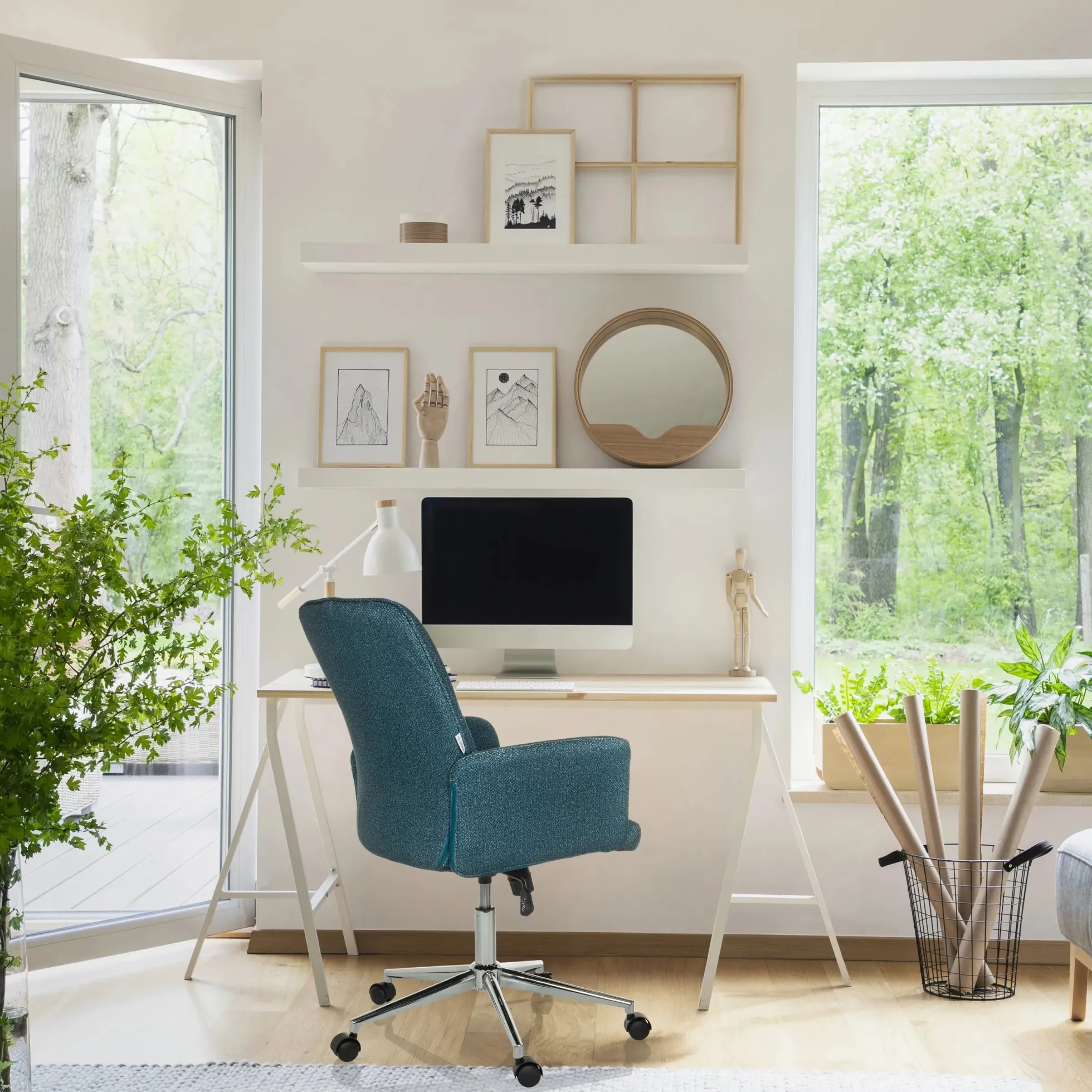 SOLAO 400 - Home Office Bürostuhl Petrol