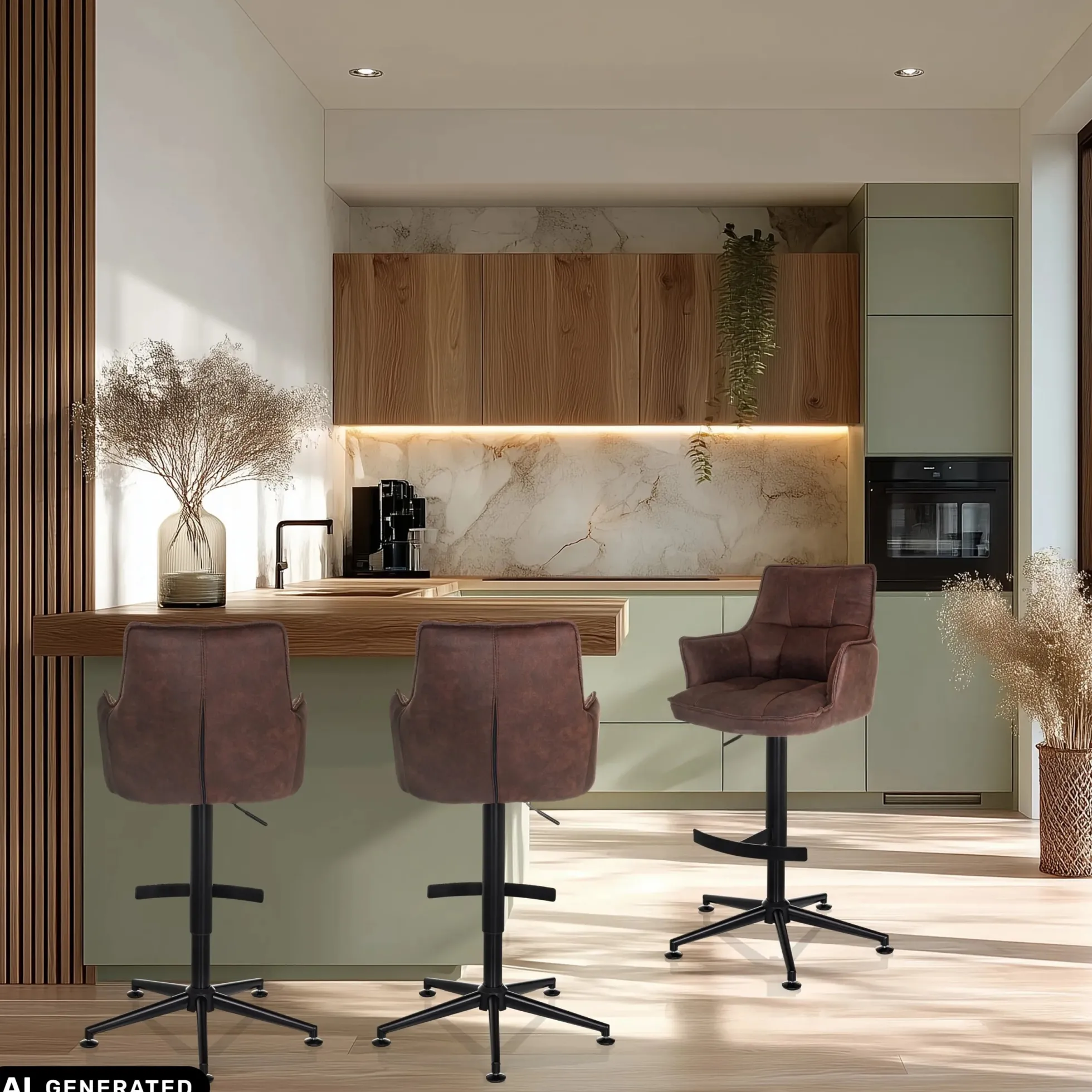 SOLAO LIFE HIGH - Barhocker Braun