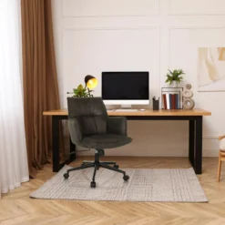 SOLAO LIFE - Home Office Bürostuhl Dunkelgrau