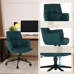 SOLAO LIFE - Home Office Bürostuhl Dunkelblau