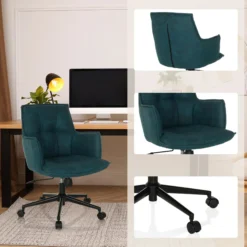 SOLAO LIFE - Home Office Bürostuhl Dunkelblau