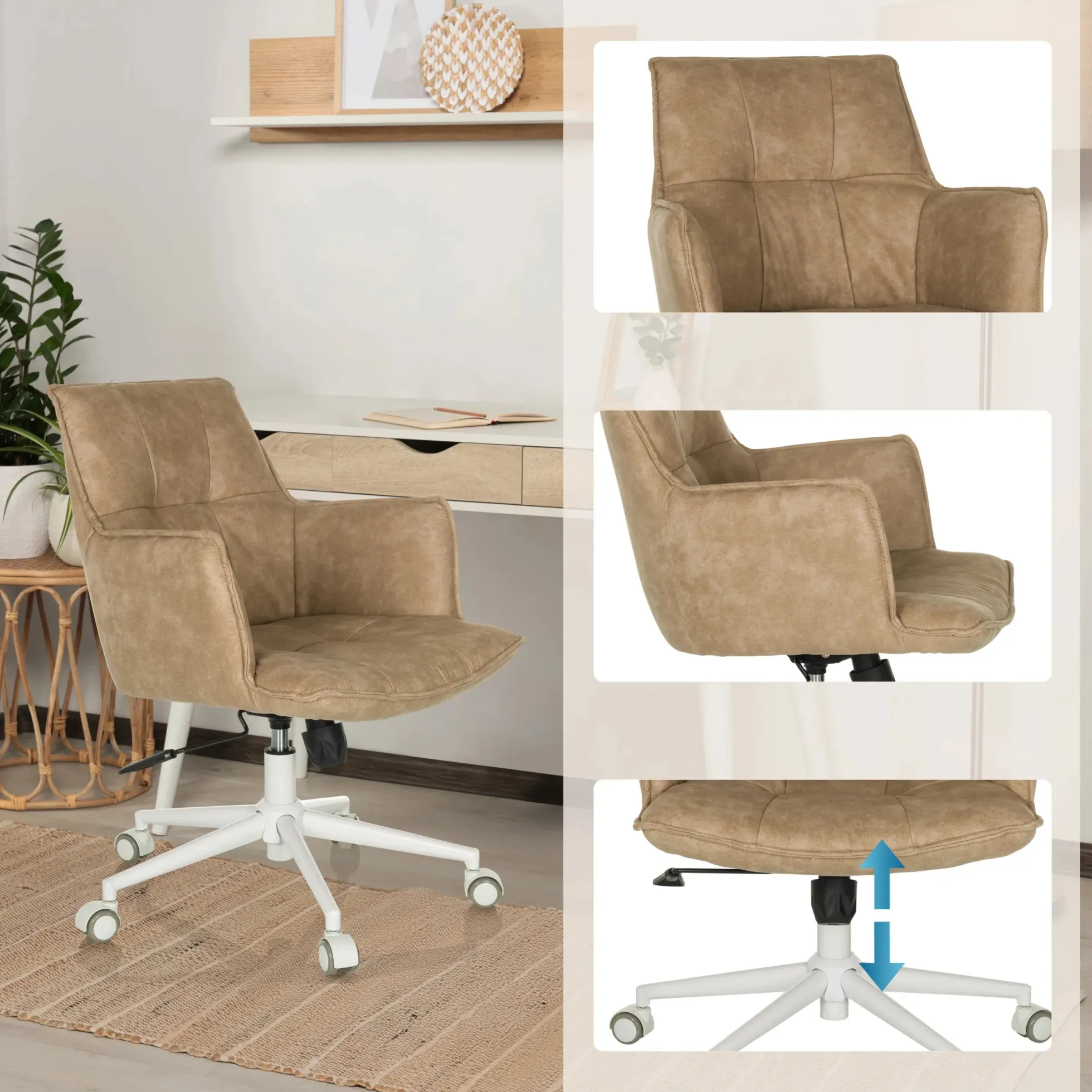 SOLAO LIFE W - Home Office Bürostuhl Beige