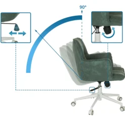 SOLAO LIFE W - Home Office Bürostuhl Mint