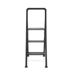 SOLID W6 | 3 Stufen - Klappleiter Schwarz