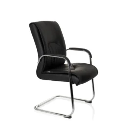 SOVRANO V - Freischwinger Schwarz