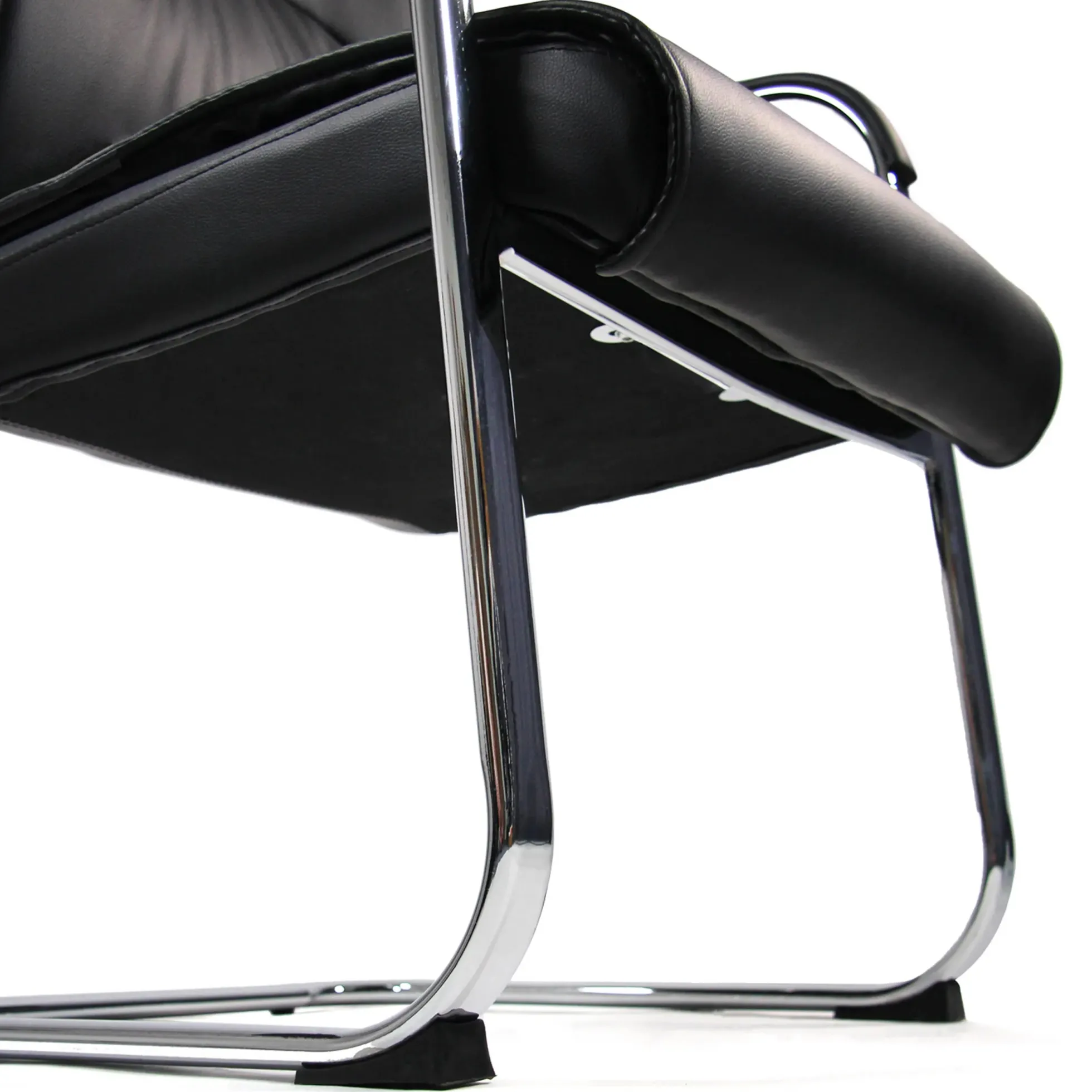 SOVRANO V - Freischwinger Schwarz