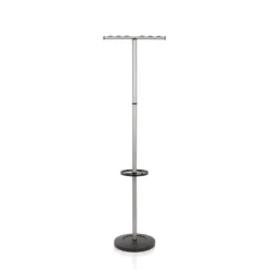 SPACE I - Garderobenständer Silber