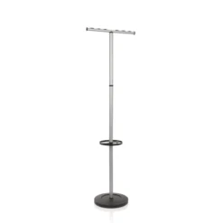 SPACE I - Garderobenständer Silber