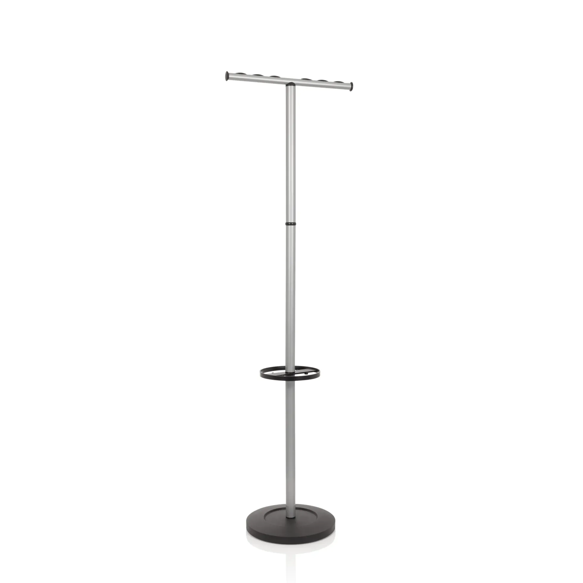 SPACE I - Garderobenständer Silber