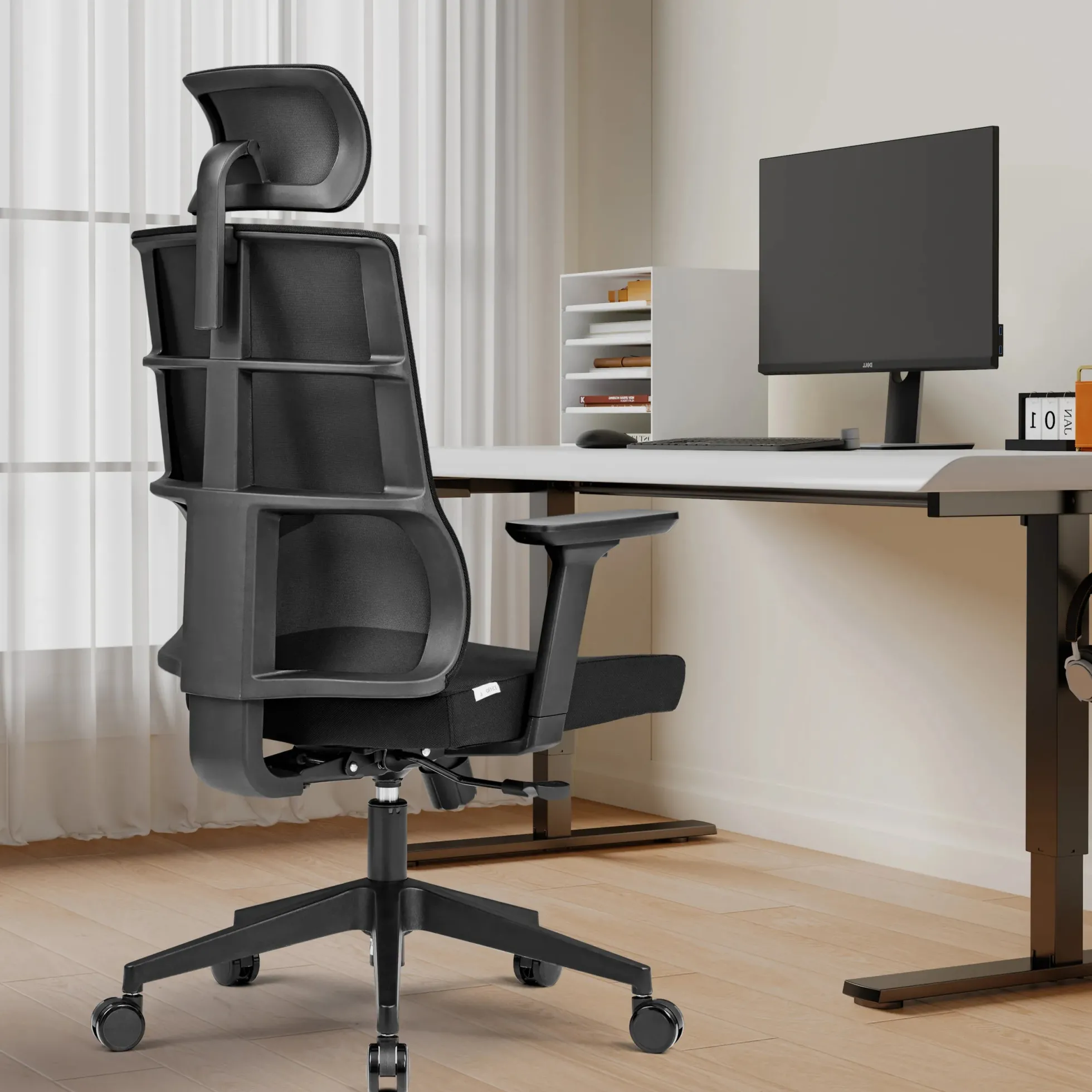 SPINIO PRO - Profi Bürostuhl Schwarz
