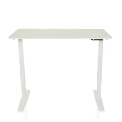 STAND BASIC - Elektrisch höhenverstellbarer Schreibtisch 120 x 60 Weiß