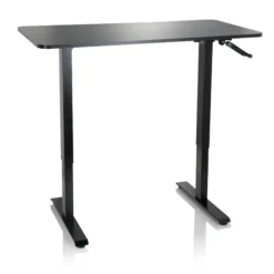STAND CR - Stehschreibtisch Schwarz