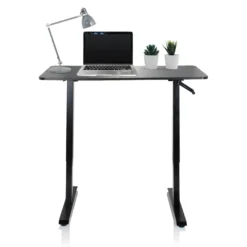STAND CR - Stehschreibtisch Schwarz