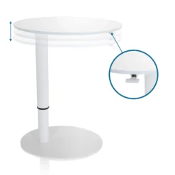 STAND III - Stehschreibtisch Weiß