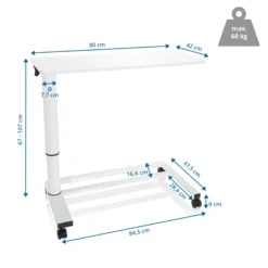 STAND II - Stehschreibtisch Weiß