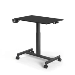 Stand K - Stehschreibtisch Schwarz