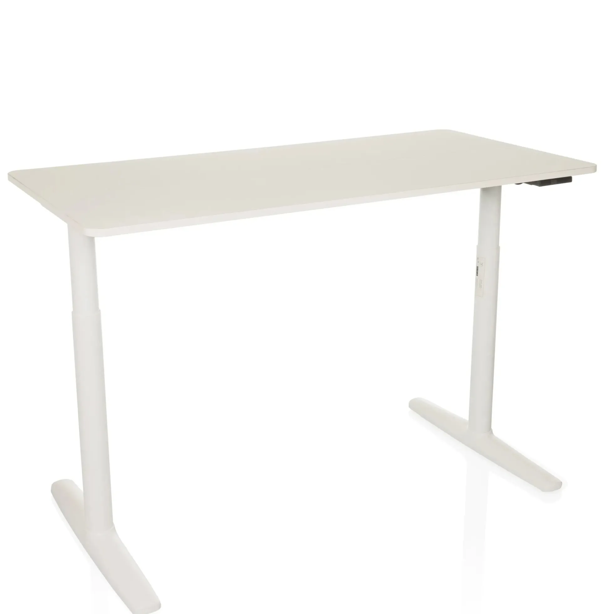 STAND PRO - Elektrisch höhenverstellbarer Schreibtisch 140 x 70 Weiß