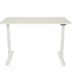 STAND PRO - Elektrisch höhenverstellbarer Schreibtisch 140 x 70 Weiß