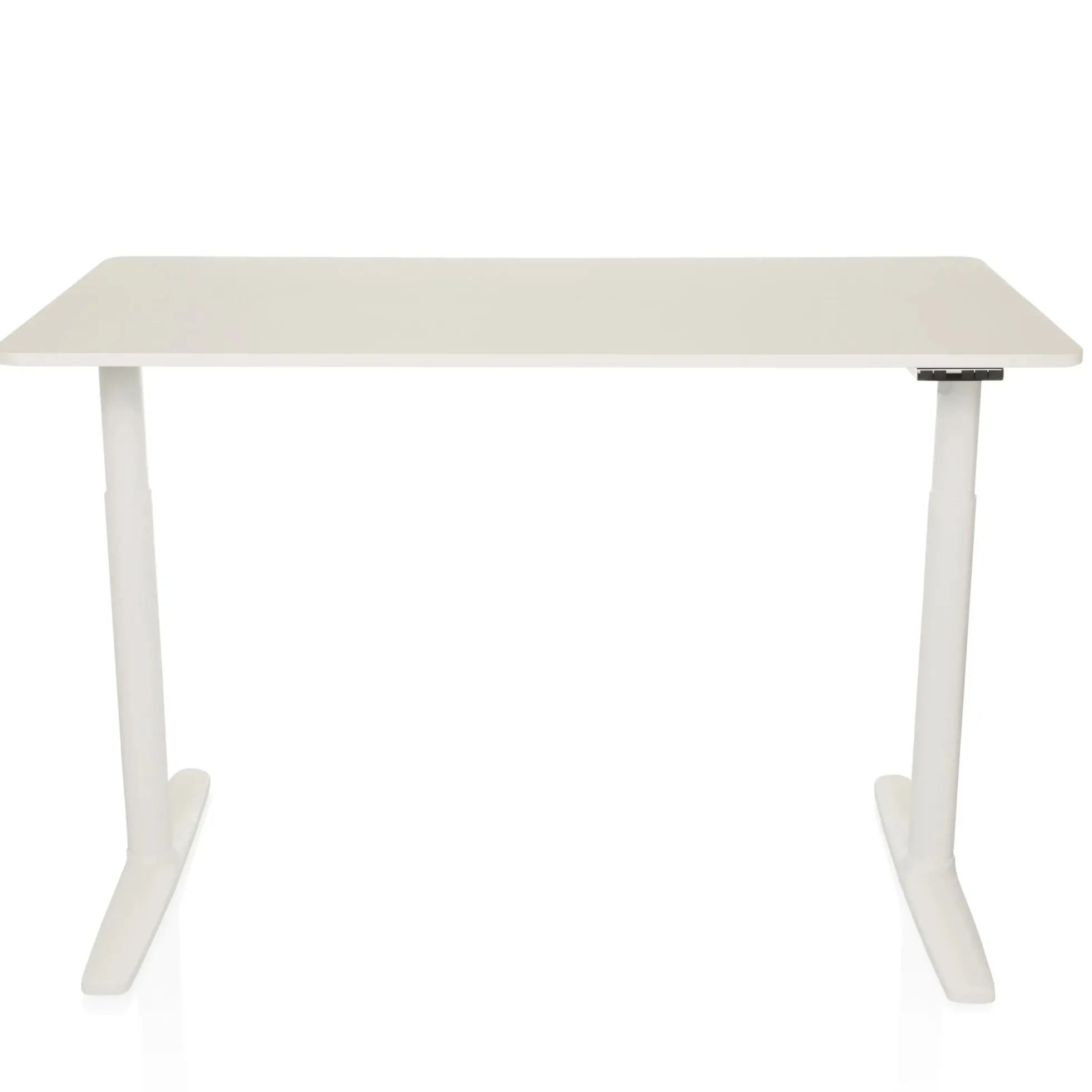 STAND PRO - Elektrisch höhenverstellbarer Schreibtisch 140 x 70 Weiß