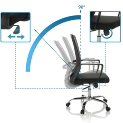 STAR-TEC S - Home Office Bürostuhl Schwarz