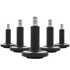 STATO-M | 11 mm | Hartboden - Stuhlgleiter Schwarz/Chrom