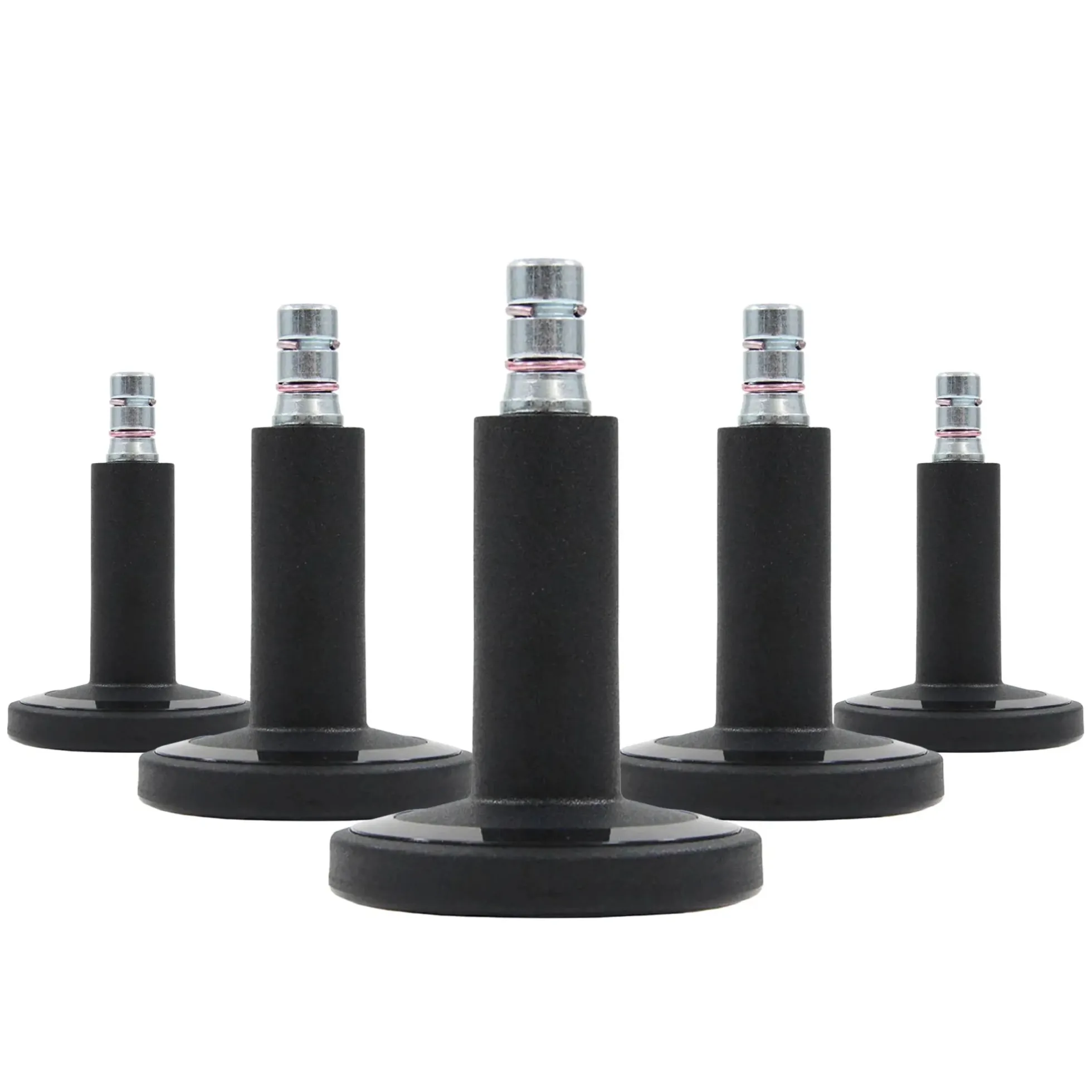 STATO-M | 11 mm | Teppichboden - Stuhlgleiter Schwarz