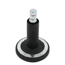 STATO-M | 11 mm | Teppichboden - Stuhlgleiter Schwarz/Chrom