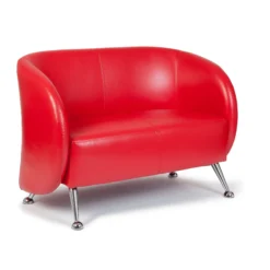 ST. LUCIA | 2-Sitzer - Lounge Sofa Rot