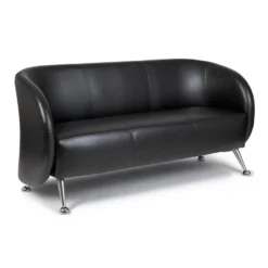 ST. LUCIA | 3-Sitzer - Lounge Sofa Schwarz