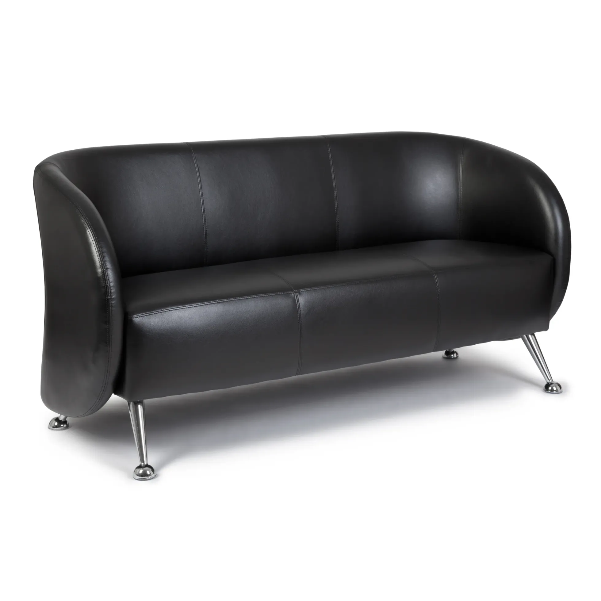 ST. LUCIA | 3-Sitzer - Lounge Sofa Schwarz