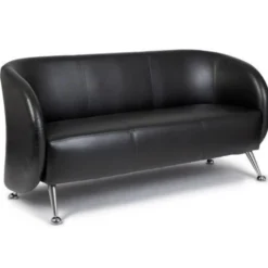 ST. LUCIA | 3-Sitzer - Lounge Sofa Schwarz