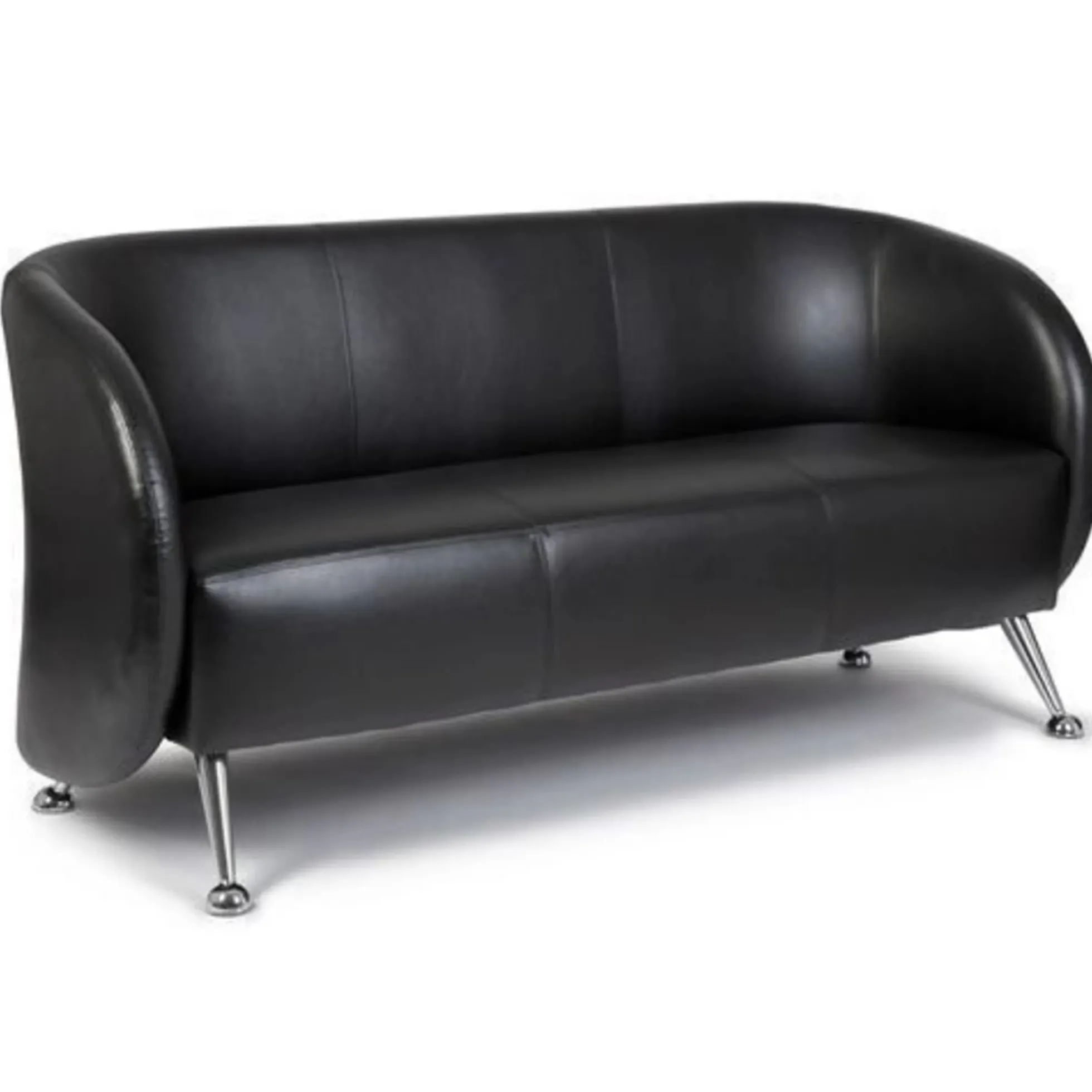 ST. LUCIA | 3-Sitzer - Lounge Sofa Schwarz