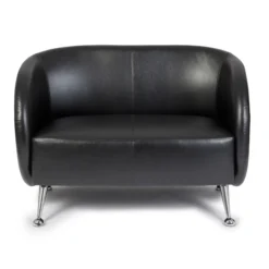 ST. LUCIA | 2-Sitzer - Lounge Sofa Schwarz