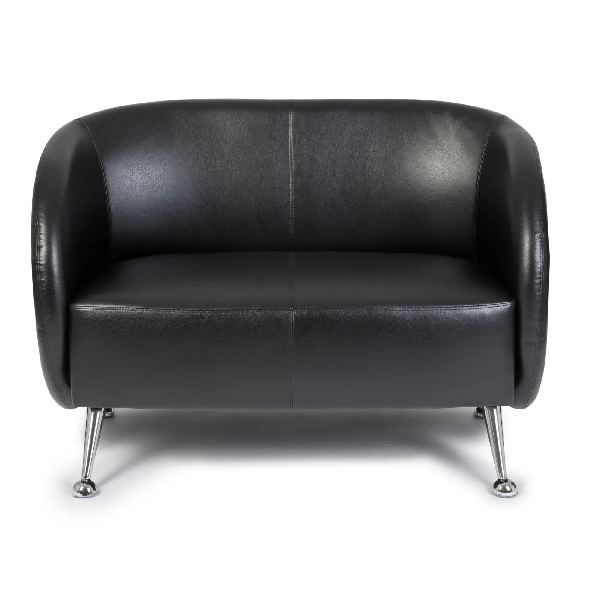 ST. LUCIA | 2-Sitzer - Lounge Sofa Schwarz