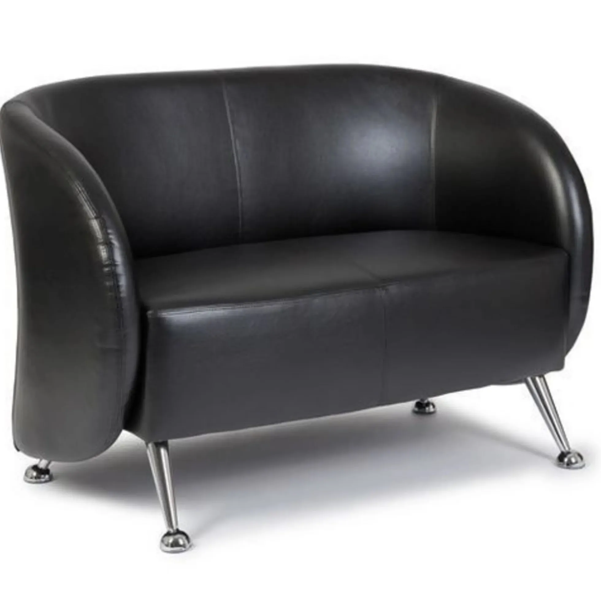 ST. LUCIA | 2-Sitzer - Lounge Sofa Schwarz