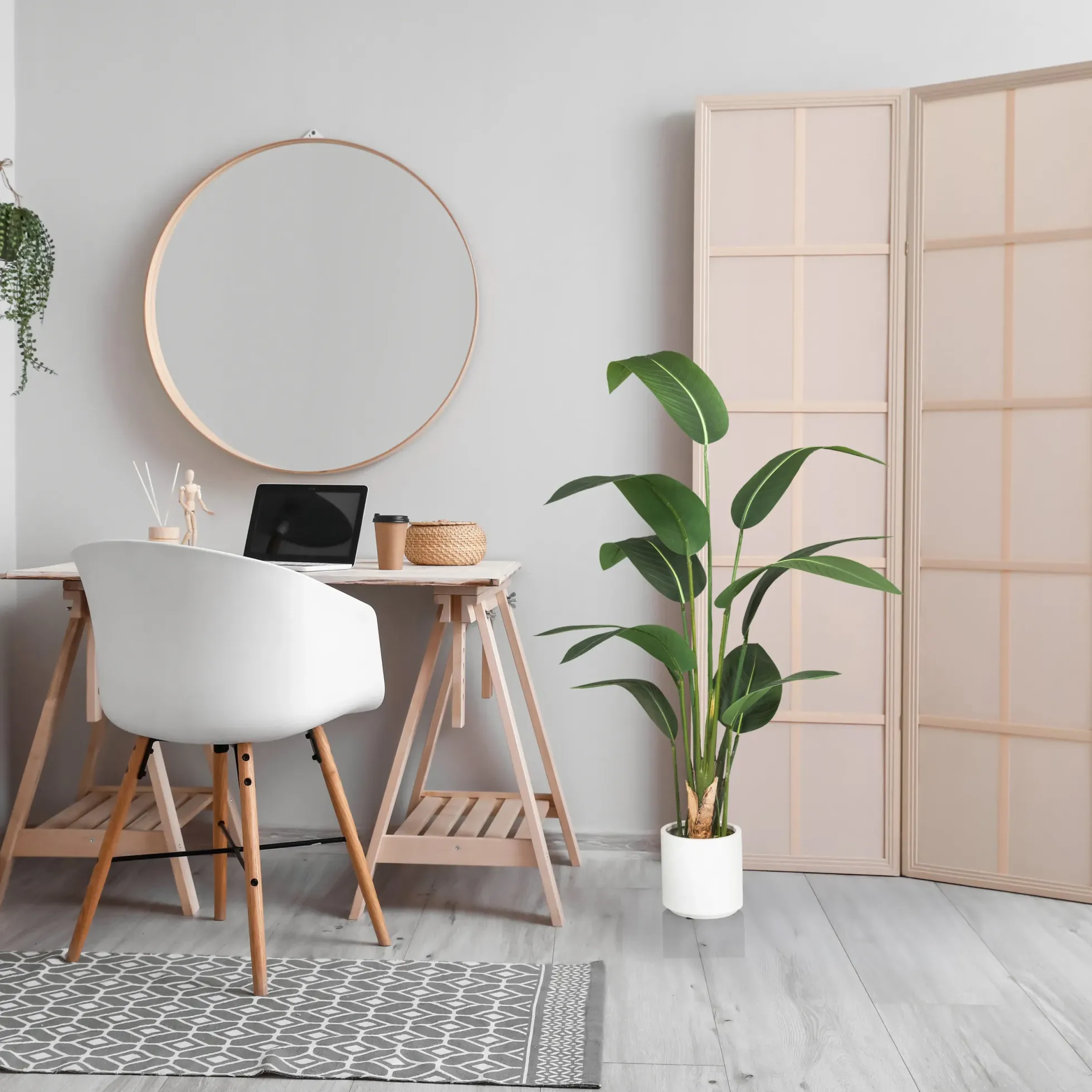 STRELITZIA - Kunstpflanze Grün