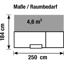 SUNSET I | Kompakt-Theke mit Besprechungsplatz - Empfangstheke Weiß/Grau