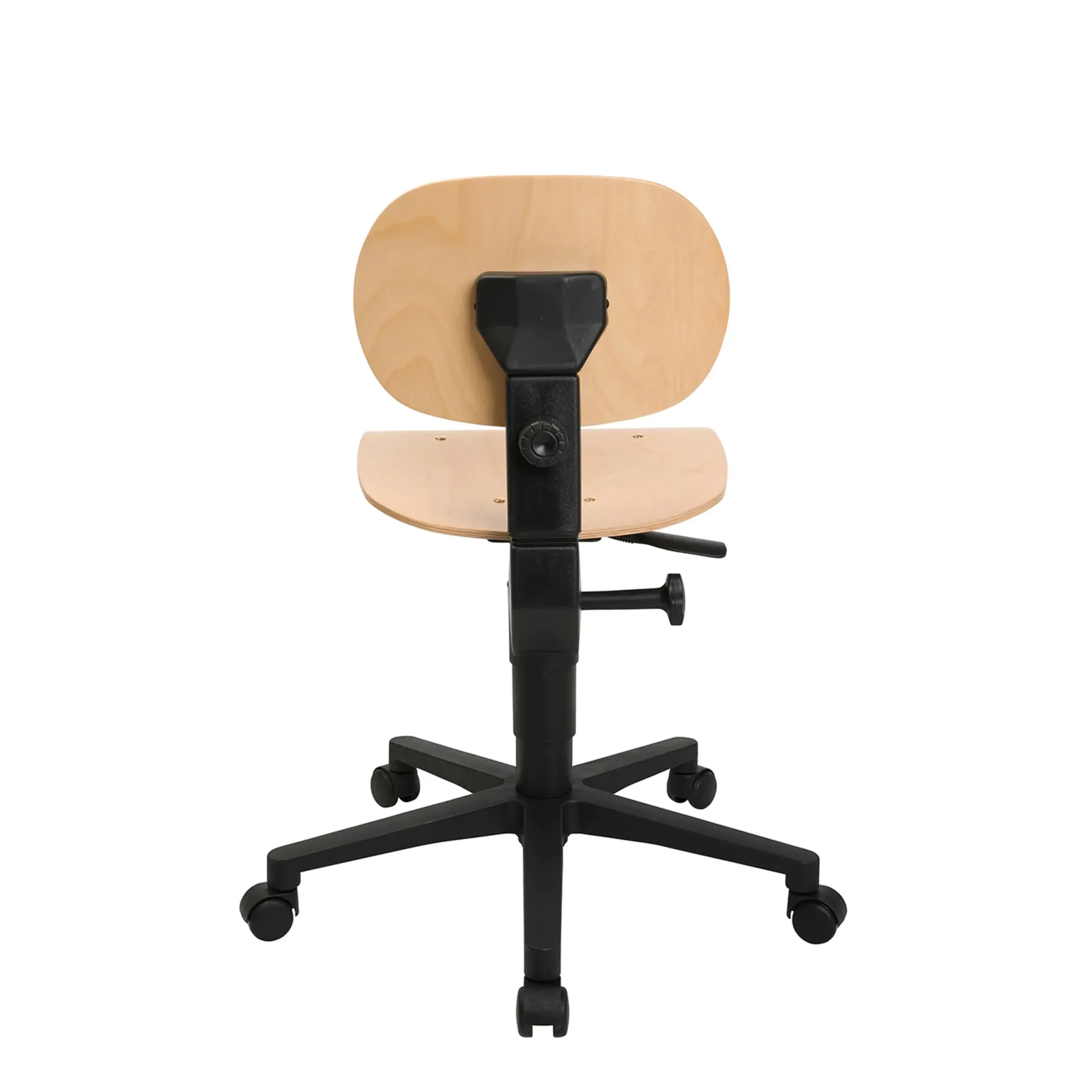 Tec 11 - Drehhocker Buche/Schwarz