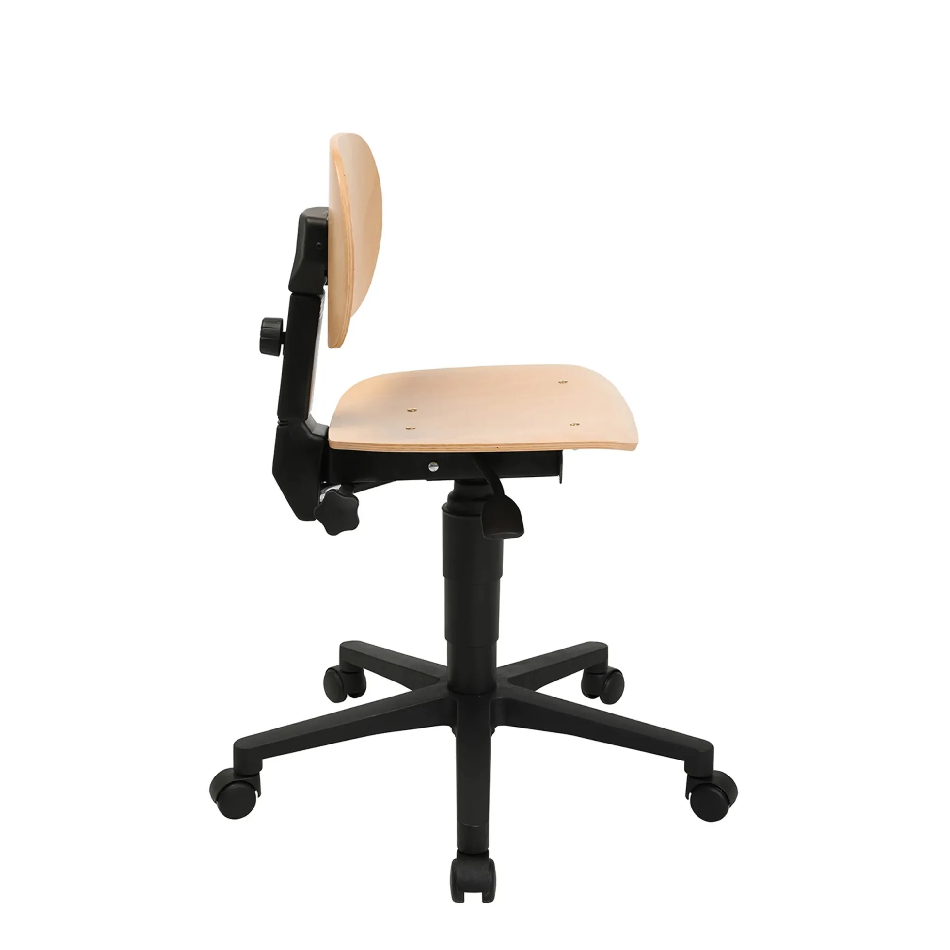 Tec 11 - Drehhocker Buche/Schwarz