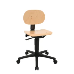 Tec 11 - Drehhocker Buche/Schwarz