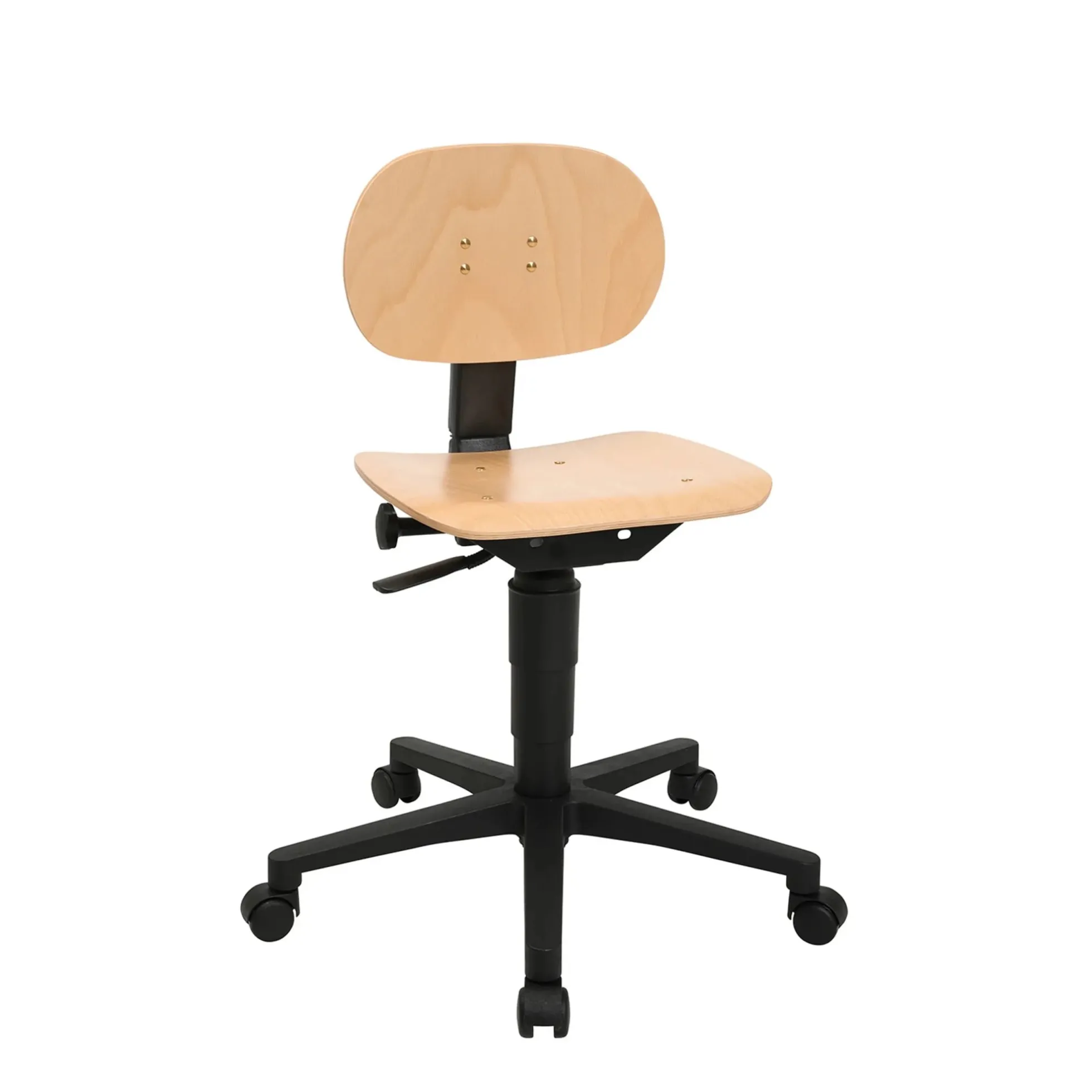 Tec 11 - Drehhocker Buche/Schwarz