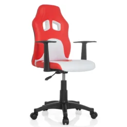 TEEN GAME AL - Kinderdrehstuhl Rot/Weiß