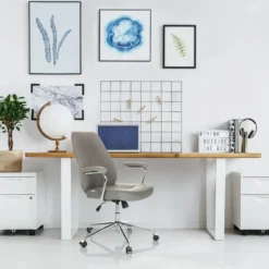 THEO I - Home Office Chefsessel Grau