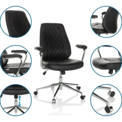THEO I - Home Office Chefsessel Schwarz